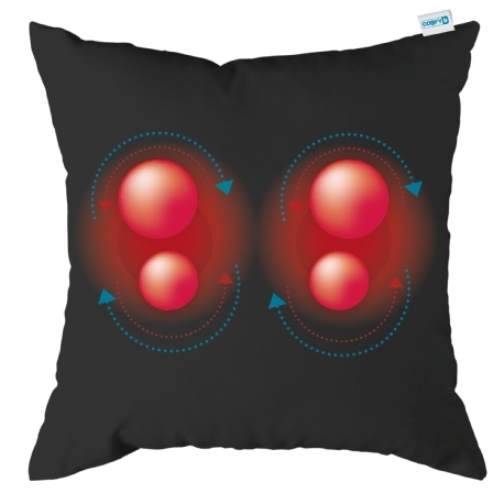 Bequemes Massagekissen aus Wildleder - inklusive Adapter